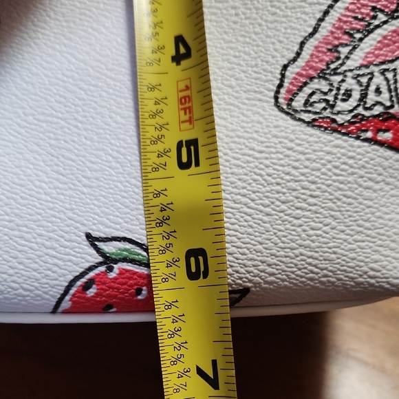 Fashion to Figure White Mini Bag with Strawberry Design - Picture 11 of 11